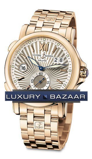 Ulysse Nardin Dual Time 42mm (RG / Silver / RG) 246-55-8/30 - Click Image to Close